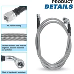 Braided Transmission Cooler Hose Lines Fittings TH350 700R4 TH400 52" --us. Fixed Price $33.58.