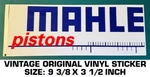 Mahle Pistons Vintage Original Vinyl Decal Sticker Racing Engine-performance. Fixed Price $7.29.