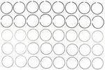Piston Ring Set Mahle Original 51785CP.020. Fixed Price $91.29.