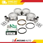 Pistons W/ Rings Fit 02-06 Honda Cr-v 2.4L Dohc 16V K24A. Fixed Price $99.95.