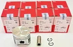 Engine Piston Set Of Mahle S224-2908 .040 Ford, H651CP. Fixed Price $629.99.