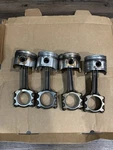 90-93 Mazda Miata MX-5 1.6L NA6 Set Of 4 Pistons & Rods. Fixed Price $110.00.