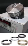 Silvolite Hypereutectic Flat Top Coated Pistons & Hastings Rings Ford 460 .040. Fixed Price $323.99.