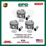 Set Of 3 Pistons With Rings Ford M1DA 1.0 Ecoboost B-max C-max Focus Petrol. Fixed Price $195.00.