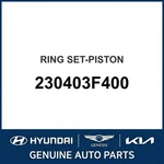 2008-2016 Hyundai Equus Ring Set-piston Oem New 230403F400. Fixed Price $170.20.