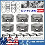New G6DH Engine Pistons & Rings Kit Std For Hyundai Azera Kia Sorento Sedona 3.3. Fixed Price $99.99.