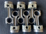 97 98 Porsche Boxster 2.5L - Connecting Rod Piston 9961031026R /set Of (6). Fixed Price $224.25.