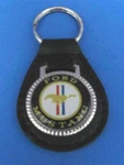 Ford Mustang Auto Leather Ring Fob #022 White. Fixed Price $17.99.