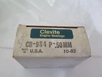 Clevite CB984P50MM Engine Connecting Rod Bearing One Pair Nos (4B1-4). Fixed Price $6.00.