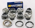 Speed Pro Hypereutectic Flat Top 4VR PISTONS/8+CAST Rings Kit Chevy Sb 400 Std. Fixed Price $283.28.