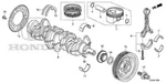 Genuine Honda Piston Set (std) (a) 13010-5A2-A00. Fixed Price $64.79.