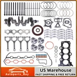 G4FD Engine Rebuild Overhaul Kit W/crankshaft Fits 2012-2017 Hyundai Kia 1.6L. Fixed Price $285.99.