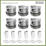 6PCS Piston & Ring Kit For Jaguar S-type F-pace Xf XJ8 306DT TDV6 3.0L. Fixed Price $178.01.