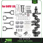 G4FD Engine Rebuild Overhaul Kit W/crankshaft Fits 2012-2017 Hyundai Kia 1.6L. Fixed Price $279.95.