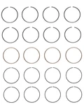 Enginetech Piston Ring Set For .040IN 1.00MM Oversize. Fixed Price $42.99.