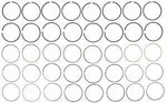 Premiumium Piston Rings Mahle Original 41858CP.030. Fixed Price $100.79.