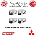 Manley Piston Set 94 Stroke Extreme Duty 85.5MM Bore For Mitsubishi 2.0L 4G63. Fixed Price $907.15.