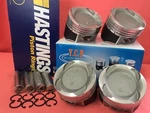Ycp 76MM 040 Vitara Pistons Teflon Coated Low Comp + Rings Honda D16 Turbo. Fixed Price $155.95.
