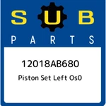 Subaru Piston Set Left OS0 12018AB680, New Genuine Oem Part. Fixed Price $78.35.