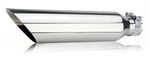 Universal Angle Cut Stainless Steel Truck Tip 2.5" Inlet 4" Outlet 18" Long. Fixed Price $51.81.