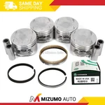 Pistons W/ Rings Fit 92-96 2.3L Honda Prelude Dohc With H23A1. Fixed Price $246.95.