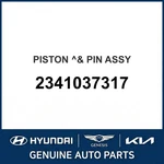 2004-2009 Hyundai Tiburon Piston & Pin Assembly Oem New 2341037317. Fixed Price $98.68.