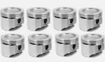 Set Of Silvolite 030" Dish Pistons & Pins Fits 1968-1980 350 Oldsmobile. Fixed Price $241.99.