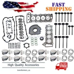 Engine Rebuild Overhaul Kit - Piston(w/rings) Valve For Jaguar Land Rover 5.0L. Fixed Price $364.98.