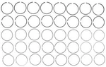 Engine Piston Ring Set Fits 2000-2002 Workhorse P30 Mahle Original. Fixed Price $79.88.