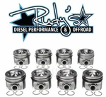 Mahle Piston & Ring Set (8) 2008-2010 Ford 6.4L Powerstroke Diesel .30 Over. Fixed Price $1858.32.
