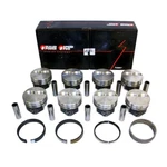 Speed Pro Fmp H631CP Chevy 350 Sbc Flat Top Pistons + Moly Rings Kit Std. Fixed Price $265.98.