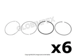 Porsche 911 Standard Piston Ring Set Of 6 Goetze + Warranty. Fixed Price $324.90.
