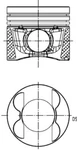 Kolbenschmidt Piston Mercedes-benz 3,0 6420301517 A6420301318. Fixed Price $103.61.