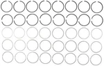 Engine Piston Ring Set Mahle 51709CP. Fixed Price $62.99.