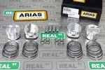 Arias Pistons B20B/Z With B16A Head 7.3 Cc 13.6:1 84.5MM 89MM Stroke 137MM Rod. Fixed Price $630.00.