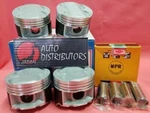 Ycp 81.5MM High Comp Pistons + Npr Rings For Civicsi Integra Gsr Typer B16B B18C. Fixed Price $175.00.