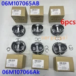 6X For Vw Porsche Audi S4 B9 S5 A6 A7 Q7 3.0 Tfsi EA839 Pistons & Rings Set Std. Fixed Price $320.80.