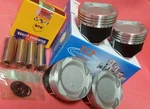 Ycp 75MM Vitara Pistons Teflon Coated Low Comp + Npr Rings For Honda D16 Turbo. Fixed Price $159.99.