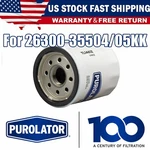 For Hyundai Kia Engine Oil Filter 26300-35504/05KK Purolator Oem. Fixed Price $20.73.