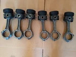 Maxxforce 9.3L Pistons And Rods 1873876C2 192 40001409-000 Set Of DT570 2014. Fixed Price $599.95.