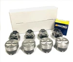 Hypereutectic Flat Top Pistons And Moly Rings Combo Chevrolet Sbc 350 5.7L. Fixed Price $315.50.
