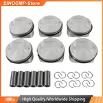 6X N52B25 Engine Pistons Rings Set 82MM For Bmw E60 E83 E84 E85 E90 11257561850. Fixed Price $119.90.