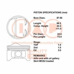 Iap Quality Parts Complete Piston Series 100-02010 For Jeep Chrysler Standard. Fixed Price $321.45.