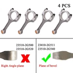 4PCS Connecting Rod Fit For 2011-2020 Kia Sorento Sportage Hyundai Sonata 2.4L. Fixed Price $39.55.