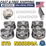 11257610297 6* Pistons & Rings Kit Std 84MM N55B30 For Bmw E82 F20 F30 X3 X4 X5. Fixed Price $108.99.
