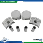 Dnj P433 Std. Complete Piston Set For 95-98 Mazda Protege 1.5L L4 Dohc 16V. Fixed Price $101.64.