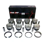 Speed Pro Hypereutectic .125 Dome Pistons SET/8+CAST Rings Chevy Sb 350 5.7L 060. Fixed Price $264.66.