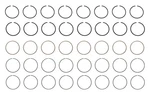 Enginetech Piston Ring Set For .040IN 1.00MM Oversize. Fixed Price $91.99.