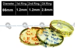 97-07 Acura Cl Honda Accord 3.0L J30A1 J30A4 J30A5 Piston Rings Set. Fixed Price $34.95.