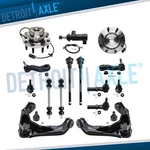 4WD Front Wheel Bearing Hub Control Arm For Chevy Gmc Silverado Sierra 2500 3500. Fixed Price $335.84.